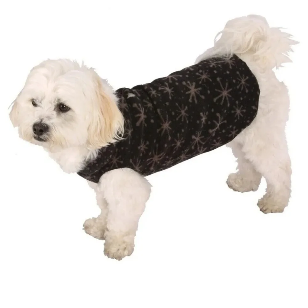 Ultra Paws Dogatog Soft Fleece Yoga Starry Star Snowflake Medium Jacket 20